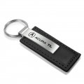 Au-tomotive Gold Inc Officially Licensed Black Leather Key Fob For Acura Tl