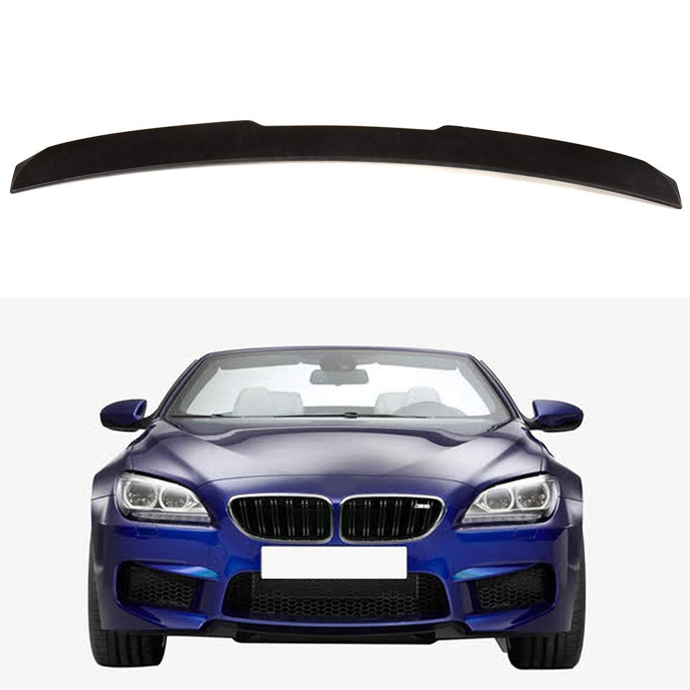 Rear Roof Spoiler For Bmw 5 Series 2004 To 2010 Matte Black Abs Window Wing 4 Door Sedan 525i 528i 530i 535i 545i 550i M5