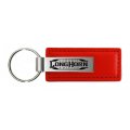 Compatible Keychain And Keyring Ram Longhorn Laramie Red Leather 