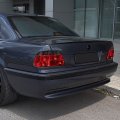 Auto Dynasty Compatible With Bmw E38 7-series 4dr Pair Of Smoke Lens Red Rear Brake Signal Tail Light