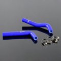 G-plus Blue 2pcs Silicone Radiator Coolant Hose Tube Clamps Kit Compatible With Yamaha Yfz 450 Yfz450 2004-2008
