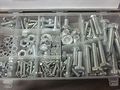 240pc G Industrial Tool Zinc Metric Nut Bolt Lock Washer Assortment Zmnb-240 