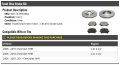 Front Ceramic Brake Pad And Rotor Kit Compatible With 2006-2011 Chevy Hhr