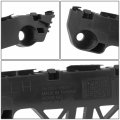 Auto Dynasty Ma1032101 Front Bumper Cover Support Brackets Compatible With Mazda 3 2010-2013 Driver Left Side Polished Black