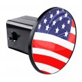 Tricktoppers Trailer Hitch Cover Plug For 2 Inch Receivers Class 3 4 5 With 1 Pin Offset And Hole - Printed High Resolution 