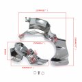 Httmt- Chrome Transmission Shroud Cover For H-d Street Glide Flhx Flhxs Cvo 09-16 P N Mt441-002-cd