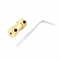 A15011200ux0267 Rc Airplane 2mm To 4mm Motor Shaft Coupler Connector W Screw Wrench Aluminium 