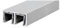 Crl Satin Anodized Deluxe Showcase Sliding Track Assembly D609 Upper D603 Lower With Nylon Wheels 12 Ft Long 