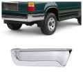 Right Rear Bumper End Cap For 1990 1995 Toyota 4runner Sr5 Steel Chrome Silvery Finish Replace 5210689106 To1105104 Model 