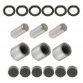 Caltric Primary Clutch Rebuild Kit Buttons Rollers Compatible With Polaris 400l 2x4 6x6 1995-1996