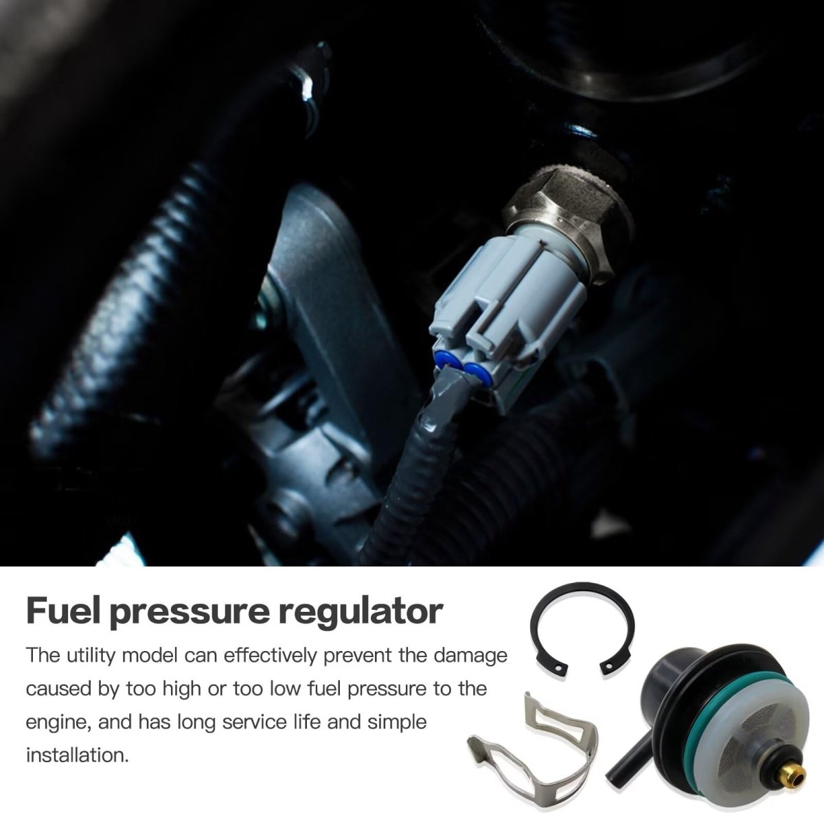 Fuel Injection Pressure Regulator Repl Part 12574986 17113536 17113678 19245530 89017453 For Chevrolet Tahoe V8 5 7l R