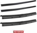 A-premium Door Lower Weatherstrip Seals Compatible With Ford F-250 F-350 Super Duty 1999-2016 F-450 F-550 Pickup Front And Rear