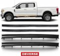 A-premium Door Lower Weatherstrip Seals Compatible With Ford F-250 F-350 Super Duty 1999-2016 F-450 F-550 Pickup Front And Rear