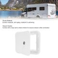 Rv Cord Cover Power Hatch Electrical Access Door 145 X 116mm Flush Mount With Stainless Steel Lock And 2 Keys For Motorhome