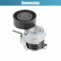 Uxcell Belt Tensioner Pulley Assembly No 11287505224 For Bmw 545i 2004-2005 2006-2011 Serpentine