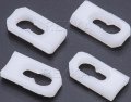 Rexka 30pcs Nylon Quarter Panel Reveal Landau Top Molding Clips For Gm Amc Cadillac White Exterior Trim Retainers Vinyl And 