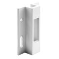 Prime-line E 2124 Sliding Door Keeper White Extruded Aluminum For Hook Style Latch Viking Pack Of 1 