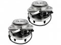 Front Wheel Hub Bearing Assembly Set Of 2 Compatible With 1995-2001 Ford Explorer Awd 4wd Models Round Abs Connector
