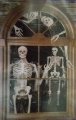 Halloween Wall Murals Border Decorations Skeletons Cats Skulls Blood W4 Select Type Mural Skeleton In Window 