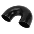 1 Pcs 70mm 2 76 Id 102mm 4 02 Length 180 Degrees Black Car Silicone Hose Coolant Universal 