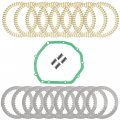 Caltric Clutch Friction Steel Plates Gasket Kit Compatible With Suzuki Gsxr750 Gsx-r750l 1988 1989 1990