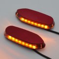 Httmt- Led Signal Red Mirror Block Off Base Plate Compatible With Suzuk 05-08 Gsxr1000 06-12 Gsxr600 Gsxr750 P N Mt222-010a A