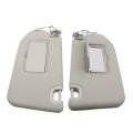 1 Pair Left And Right Sun Visor With Lamp Mirror For Pathfinder 2013 2018 Infiniti Qx60 2014 2017 Jx35 Grey 96401 9pb0a 96400 