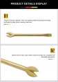 Wedo Non-sparking Wrecking Pry Bar Spark-free Safety Aluminum Bronze Din Standard Bam Fm Certificate 1 5x13x15x250mm