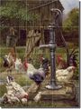 Rooster By Nenad Mirkovich Ceramic Tile Mural 17 X 12 75 Kitchen Shower Backsplash 