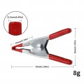10pcs 2 Inch Metal A-shaped Spring Clip Multi-purpose Woodworking Electrician Powerful Clamps A Hand Tools