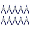 10pcs 2 Inch Metal A-shaped Spring Clip Multi-purpose Woodworking Electrician Powerful Clamps A Hand Tools