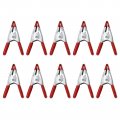 10pcs 2 Inch Metal A-shaped Spring Clip Multi-purpose Woodworking Electrician Powerful Clamps A Hand Tools