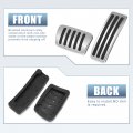 X Autohaux 1 Set Anti Slip No Drilling Aluminum Alloy Brake And Gas Accelerator Pedal Covers Foot Pads For Cadillac Srx