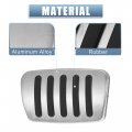 X Autohaux 1 Set Anti Slip No Drilling Aluminum Alloy Brake And Gas Accelerator Pedal Covers Foot Pads For Cadillac Srx