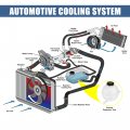 X Autohaux 1 Set Coolant Radiator Reservoir Tank 23386455 Overflow Expansion Bottle With Cap For Buick Cadillac Gmc Chevrolet
