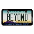 Ipick Image Made For Ford Mustang Gt In Blue Black Metal License Plate Frame