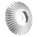 Grinder Shaping Disk 3 Wood Arc Grinding Wheel Hardened 45 Steel Abrasive Carving Tool For Woodworking Silver 
