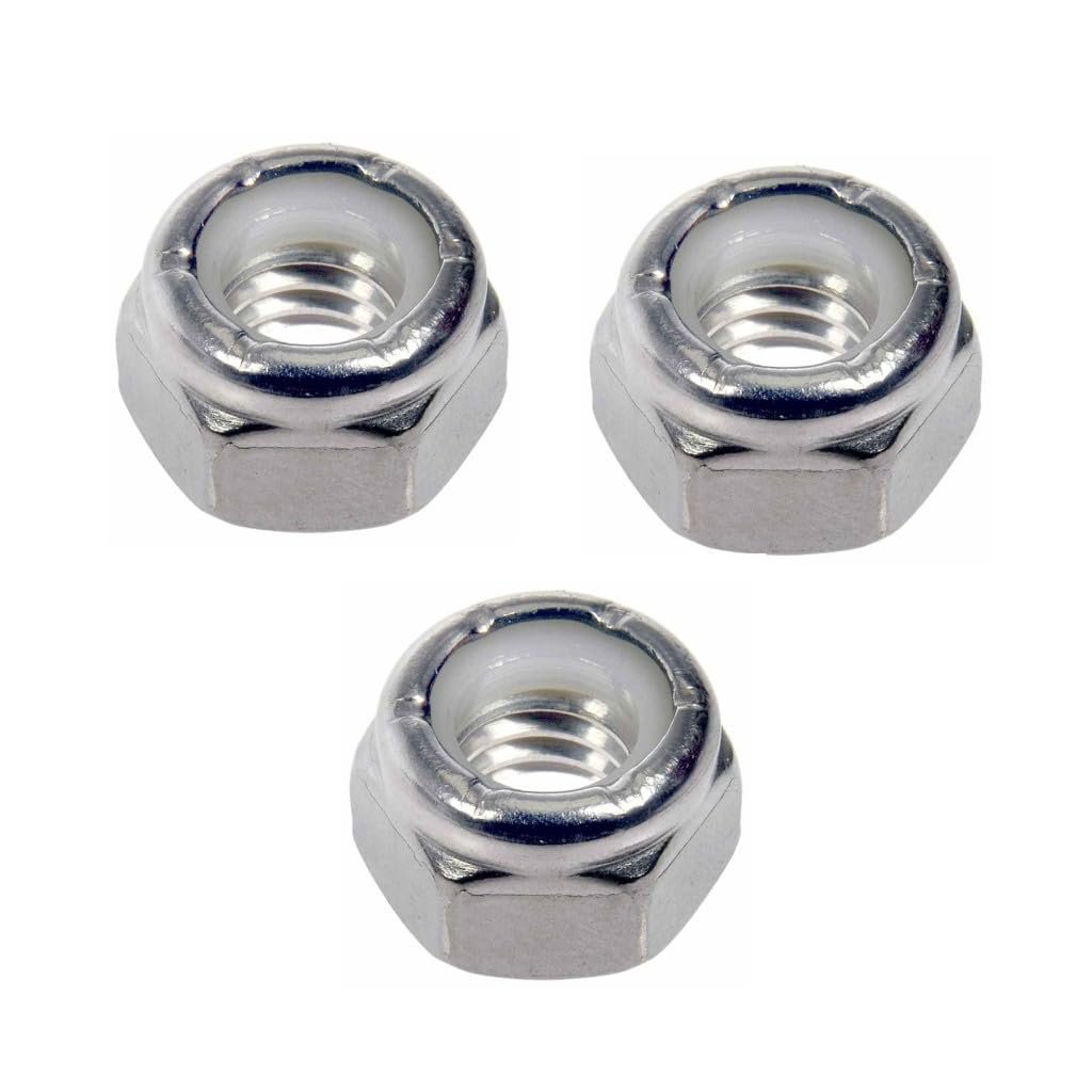 Hex Nuts Stainless Steel Material Coarse Thread 1 4-20 Inches Callout Size  3 Pieces