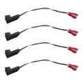 4pcs Door Speaker Wiring Harness Audio Wire Cable For 2023 Peterbilt 389 Gmc Yukon Chevy Silverado Buick And Cadillac 