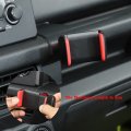 Junleli Phone Holder Mount Bracket Stand For Jimny 2019 2020 2021 2022 2023 Jb74 Jb64 Jb43 Car Interior Accessories Abs Black