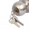 Uxcell Home Bathroom Metal Round Knob Lock Lockset For 30mm-55mm Thickness Door