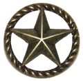 Thin Rope And Star Drawer Cabinet Pull Or Knob Western Southwest Texas Da Cor 
