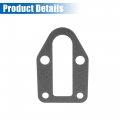 X Autohaux 1 Set Aluminum Alloy Fuel Pump Mounting Plate With Gasket For Chevy Sbc 283 327 305 350 383 400 Engine Black