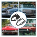 X Autohaux 1 Set Aluminum Alloy Fuel Pump Mounting Plate With Gasket For Chevy Sbc 283 327 305 350 383 400 Engine Black