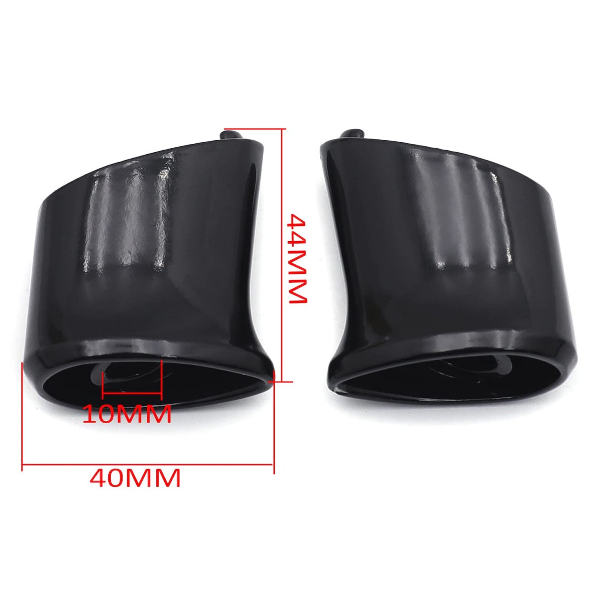 Httmt- Gloss Black Rear Turn Signal Mount Bracketl 1 Narrow For Dyna 02-17 Fxd 07-08 Fxdb 02-05 Fxst 18-later Softail P N