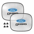 Ford F-150 2015 Up Car Side Window Mesh Sun Shades For Baby Children Uv Protection 2 Pack