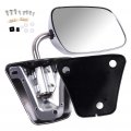 Aintier Left Or Right Side Mirror Fit For 1973-1991 Chevy Blazer Suburban 1973-1987 Pickup Truck 1988-1991 1978-1991 Van With