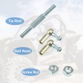 X Autohaux 2pcs M8 100mm Steering Tie Rod Ball Joint For 50cc 70cc 90cc 110cc 125cc 150cc 200cc 250cc Atv Four Wheeler Quad