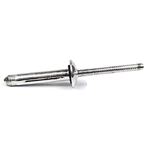 Tri Fold Exploding Pop Rivets 3 16 Aluminum Shaveable Head Blind With Sealing Washer In X 4 Grip Pack Of 25
