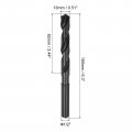 Uxcell 2pcs 1 Reduced Shank Drill Bits3mm 1 2 Black Oxide M2-6542 High Speed Steel Hss Twist For Stainless Cast Iron Metal